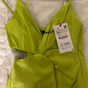 NWT - Zara xs dress with side cut out